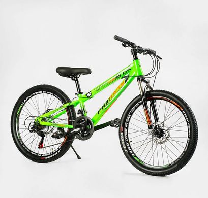 Велосипед спортивний 24" дюймів PRM-24632 Corso "Primary", рама сталева 11``, обладнання Saiguan 21 швидкість (6800080246329) купити в Україні