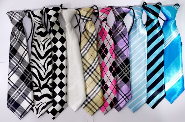 Краватка дитяча кольорова 27 см, на гумці Микс купити в Україні
