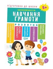 Книга "Подготовка к школе Обучение грамоте 5+" (укр) купить в Украине