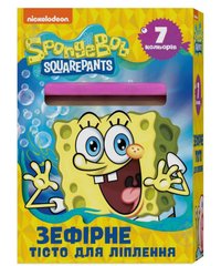 Зефірне тісто для ліплення. Набір із 7 кольорів по 6 г. ТМ "SpongeBob SquarePants" купити в Україні