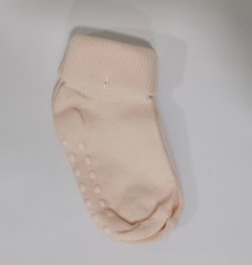 Носочки розовые с силиконовыми тормозами, 1 год р10, Светло-розовый купить в Украине