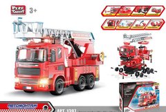 Спецтехника Пожарная вышка машина-конструктор 1397 Play Smart 105 деталей (6940519413974) купить в Украине