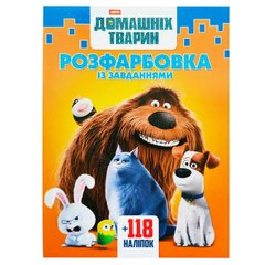 Раскраска "Секреты домашних животных" А4 + 118 наклеек 2611 Jumbi (6902018042611) купить в Украине