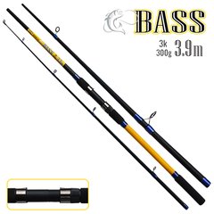 Спиннинг карповый штекерный "Bass" 3.9м 300г 3к SF24192-3.9 (25шт) купить в Украине