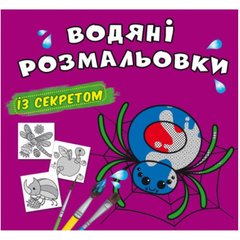 Книга "Водяні розмальовки із секретом. Павучок" купить в Украине