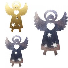 Ёлочное украшение "Ангел с сердечком", 3 шт. купить в Украине
