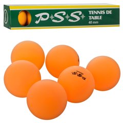 Теннисные шарики MS 2202 (120шт) 6шт, 40мм, в коробке, 24-4-4см купить в Украине