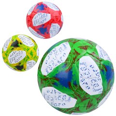 М'яч футбольний MS 3848 (30шт) розмір 5, ПВХ, 300-320г, 3кольори, в пакеті купити в Україні