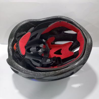 Шлем C 60073 TK Sport, фара красного цвета сзади, в пакете (6900067600738) Синий купить в Украине