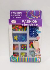 Набор бисера для изготовления браслетов ZQ2029-B Fashion jewelry в коробке (6968129401778) Фиолетовый купить в Украине
