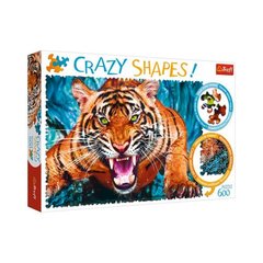 Пазлы "Взгляд тигра", 600 элементов 11110 Trefl Crazy Shapes (5900511111101) купить в Украине