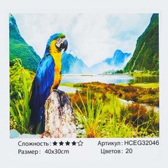 Картина за номерами "Папуга" HCEG 32046 TK Group, 40х30см, в коробці (6900066386633) купити в Україні