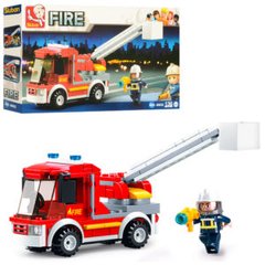 Конструктор SLUBAN M38-B0632 "Fire": пожежна машина, фігурка, 136дет. купити в Україні