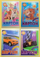 Цветной картон Polly двухсторонний А4 9цветов/9листов Микс купить в Украине
