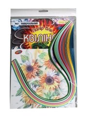 Набор для квиллинга №2 "Универсальный" 12 цветов, 120шт/5мм/420мм НК-2 Колорит купить в Украине