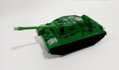 Танк 505-12E 24см, звук, світло, здить, на батарейці Зелёный
