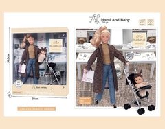 Лялька A 789-2 (24/2) висота 30 см, немовля, зйомне взуття, аксесуари, візочок, в коробці купить в Украине