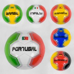 М'яч Футбольний З 40217 (60) розмір №5 - 7 видів, матеріал м'яка EVA, 300-320 грам, гумовий балон купити в Україні