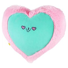 М'яка іграшка Подушка серце кіт рожево-м'ятна арт.KD656 Kidsqo купити в Україні