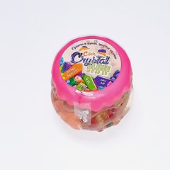 В'язка маса Crystal Slime CS-01-01U Danko Toys, Ціна за 1 слайм, у банку (4823102808222) Розовый