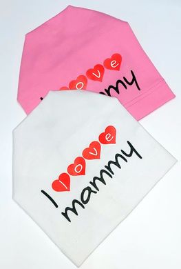 Шапка I Love Mammy 48-50, Розовый купить в Украине