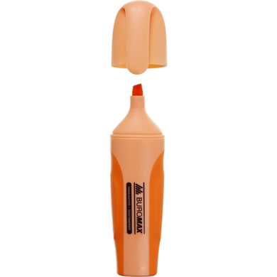 Текст-маркер PASTEL, персиковый, 2-4 мм, с рез.вставками ВМ.8905-46 Buromax (4823078940391) купить в Украине
