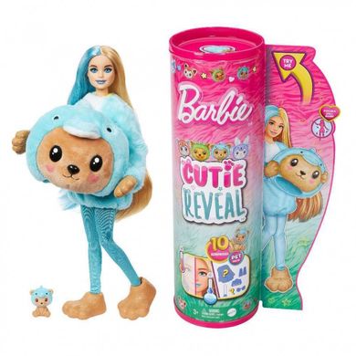 Лялька Barbie "Cutie Reveal" серії "Чудове комбо" – ведмежа в костюмі дельфіна купити в Україні