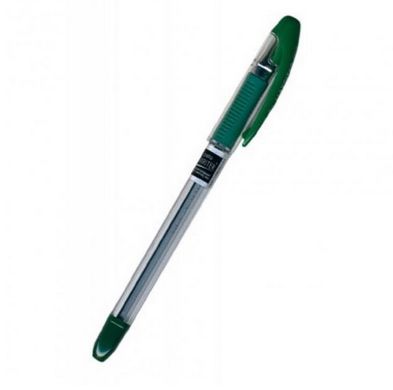 Ручка масляная Cello Finegrip зелёная купити в Україні