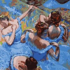 Картина по номерам "Голубые танцовщицы" купить в Украине