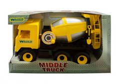 Авто "Middle truck" бетонозмішувач (жовтий) в коробці купить в Украине