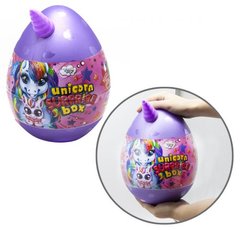 Яйце Єдинорога Фіолетовий UNICORN SURPRISE BOX 30 см 15 сюрпризів ДТ-ОО-09273 Danko Toys купити в Україні