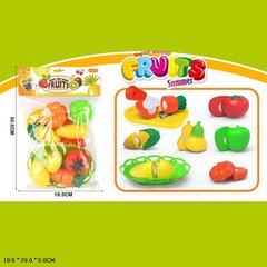 Продукти набір арт. 326-B70 (120шт/2) овочі, фрукти пакет 19,5*29*5см купити в Україні