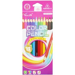 Цветные карандаши, 12 шт (розовый) купить в Украине