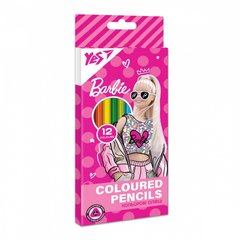 Олівці кольорові YES 12 кол. Barbie купить в Украине