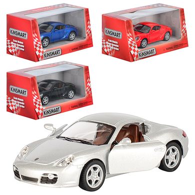 Машинка інерційна KT 5307 W Porsche Cayman метал 1:34, 12,5см, відкр.двері, в коробці (6903156216018) МИКС купити в Україні