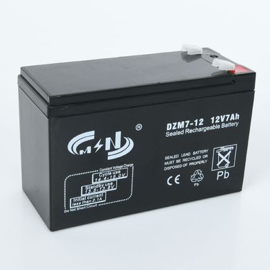 Батарея 12V7Ah-GEL-BATTERY (1шт) гелева, універсальна, DZM, 12V7Ah, 15-9,5-6,5см