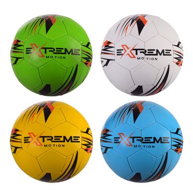 М"яч футбольний FP2104 (32шт) Extreme Motion №5,PAK PU,410 гр,руч.зшивка,камера PU,MIX 4 кольори,Пакистан купити в Україні