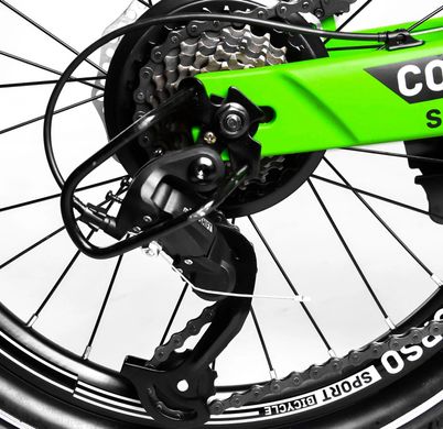Велосипед 2-х колёсный 20" 21455 "CORSO T-REX", магниевая рама, оборудование MicroShift (6800066214557) купить в Украине