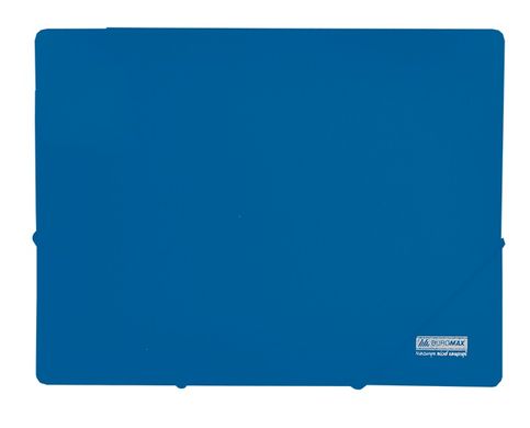 Папка пластиковая А4 на резинках, синяя BM.3911-02 JOBMAX (4823078952882) купить в Украине