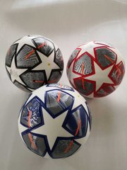 М`яч футбольний C 64626 (30) 3 види, вага 420 грам, матеріал PU, балон гумовий, клеєний, (поставляється накачаним на 90), ВИДАЄТЬСЯ ТІЛЬКИ МІКС ВИДІВ