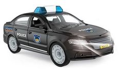 Машина-конструктор Полиция 1378 Play Smart, 2 вида, свет, звук, в коробке (6900045260138) Чёрный