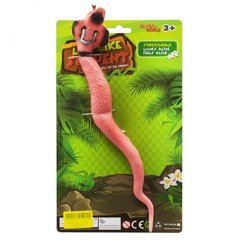 Змея-тянучка "Кобра", розовый