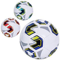М'яч футбольний EN 3338 (30шт) розмір 5, ПВХ, 1,8мм, 340-360г, 3 види, у кул. купить в Украине