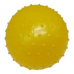 Резиновый мяч массажный, 27 см (желтый) купить в Украине