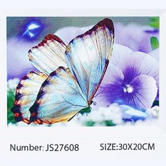 Алмазна мозаїка JS 27608 (50) "TK Group", 20х30 см, “Метелик”, в коробці купити в Україні
