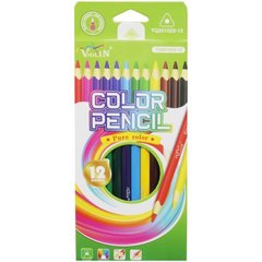 Цветные карандаши, 12 шт (зеленый) купить в Украине