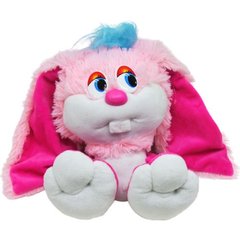 Мʼяка іграшка "Зайка-коротунчик", 30 см, рожевий з малиновим купити в Україні