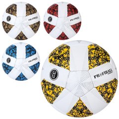 Мяч футбольный 2500-222 (30шт) размер 5, ПУ1,4мм, ручная работа, 32панели, 400-420г, 4цвета,в кульке купить в Украине
