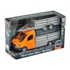 [39667] Автомобіль "Mercedes-Benz Sprinter" бортовий з причіпом (помаранчевий), Tigres купить в Украине