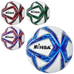 Мяч футбольный MS 3562 (30шт) размер 5, TPE, 400-420г, ламинир, 4цвета, в кульке купить в Украине